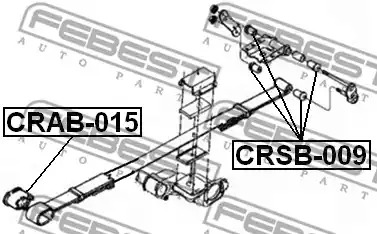 Втулка FEBEST CRSB-009