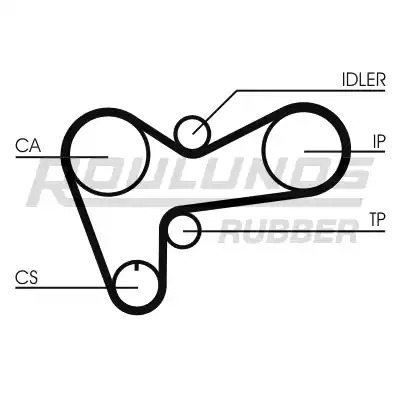 Ремень CONTITECH CT508 (CT 508, 446 LAH 126)