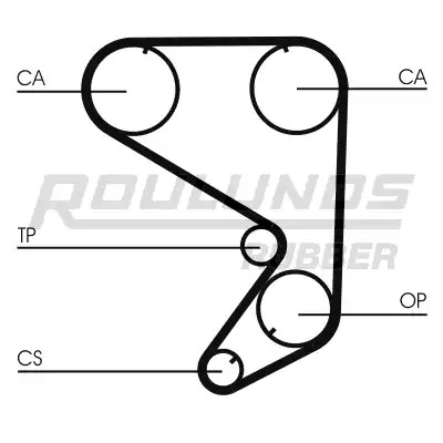 Ремень CONTITECH CT652 (555 LA 075, CT 652)