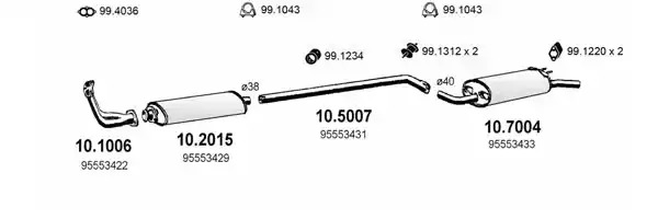 Ремень CONTITECH CT700 (443 LAH 125 ZZP, CT 700)