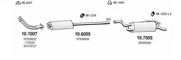 Ремень CONTITECH CT800 (CT 800, HTDA  667 9,525M 16)