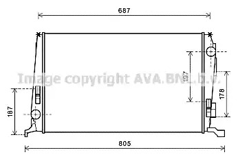 Теплообменник AVA QUALITY COOLING DAA2005