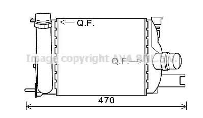 Теплообменник AVA QUALITY COOLING DAA4013