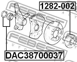 Подшипник FEBEST DAC38700037