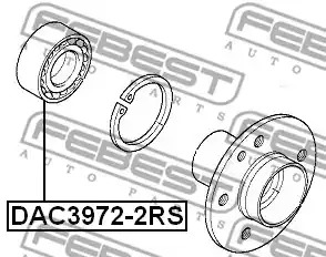 Подшипник FEBEST DAC3972-2RS