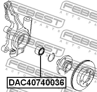 Подшипник FEBEST DAC40740036