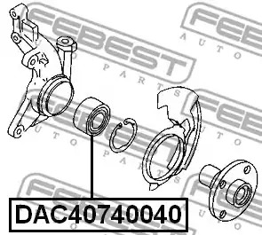 Подшипник FEBEST DAC40740040