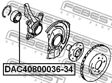 Подшипник FEBEST DAC40800036-34