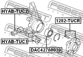 Подшипник FEBEST DAC42760039