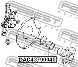 Подшипник FEBEST DAC43790045