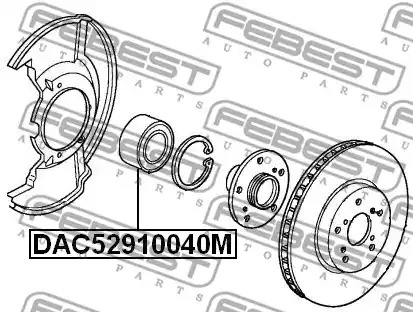 Подшипник FEBEST DAC52910040M