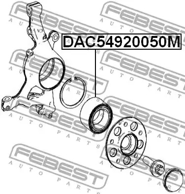 Подшипник FEBEST DAC54920050M