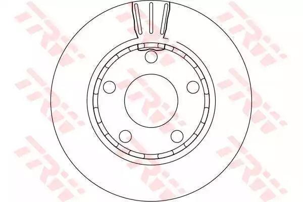 Тормозной диск TRW DF4210