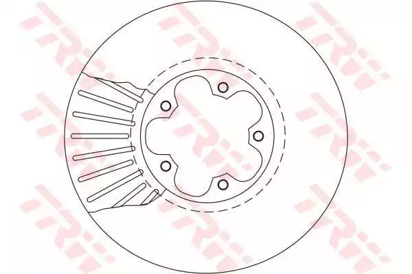 Тормозной диск TRW DF4216