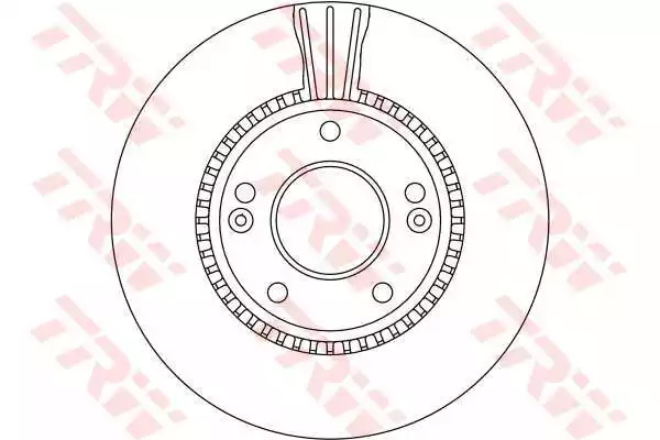 Тормозной диск TRW DF4283