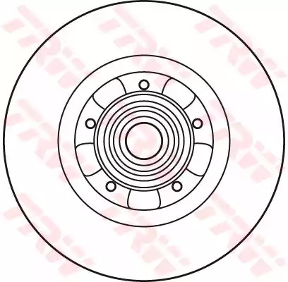 Тормозной диск TRW DF6043BS