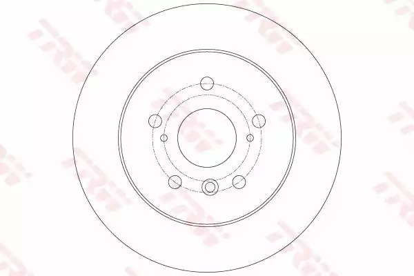 Тормозной диск TRW DF6176