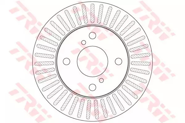 Тормозной диск TRW DF6214