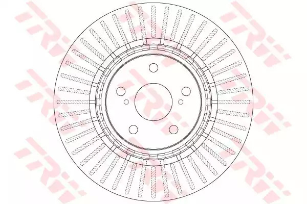 Тормозной диск TRW DF6265