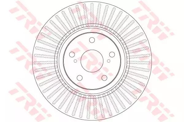 Тормозной диск TRW DF6268