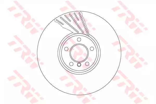 Тормозной диск TRW DF6623S