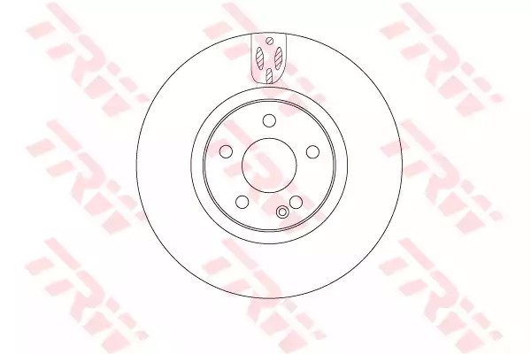 Тормозной диск TRW DF6744S