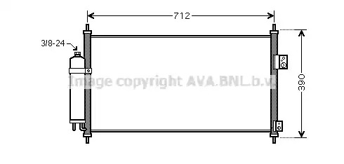 Конденсатор AVA QUALITY COOLING DN5263D