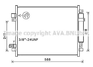 Конденсатор AVA QUALITY COOLING DN5428D