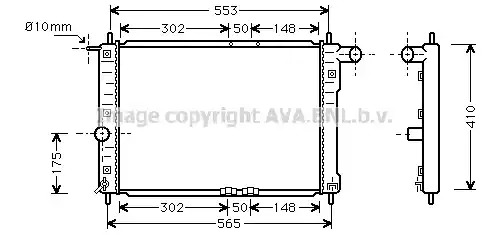 Теплообменник AVA QUALITY COOLING DW2039