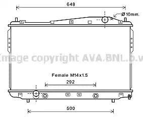 Теплообменник AVA QUALITY COOLING DW2135