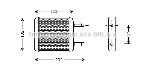 Теплообменник VAN WEZEL 81006024