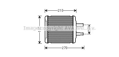 Теплообменник VAN WEZEL 81006088