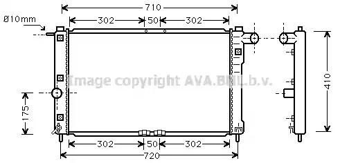 Теплообменник AVA QUALITY COOLING DWA2009