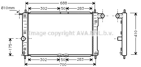 Теплообменник AVA QUALITY COOLING DWA2014