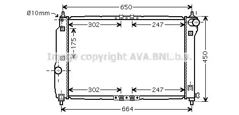 Теплообменник AVA QUALITY COOLING DWA2067