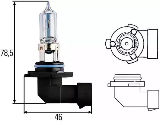 Лампа накаливания HELLA 8GH 005 635-121 (HB3)