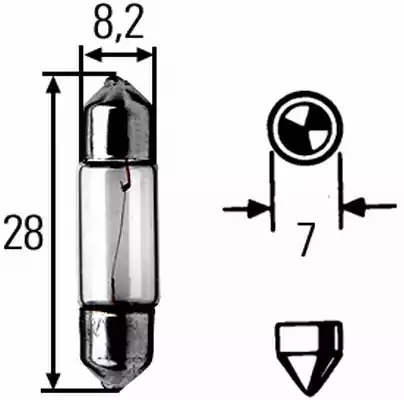 Лампа накаливания HELLA 8GM 002 094-121 (M)