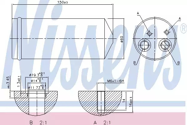 Осушитель NISSENS 95139