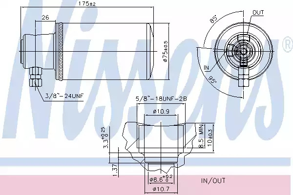 Осушитель NISSENS 95229