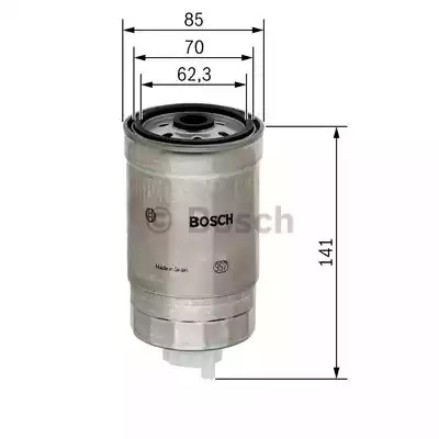 Фильтр BOSCH F 026 402 043 (N 2043)