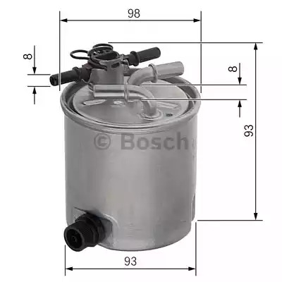 Фильтр BOSCH F 026 402 072 (N2072)