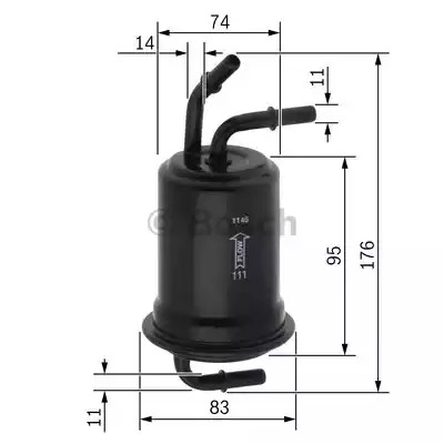 Фильтр BOSCH F 026 403 012 (F3012)