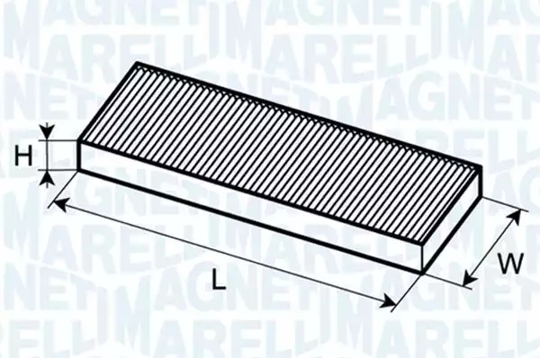 Фильтр MAGNETI MARELLI 350203061860 (BCF186)