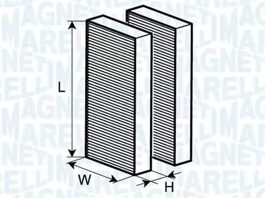 Фильтр MAGNETI MARELLI 350203063470 (BCF347)