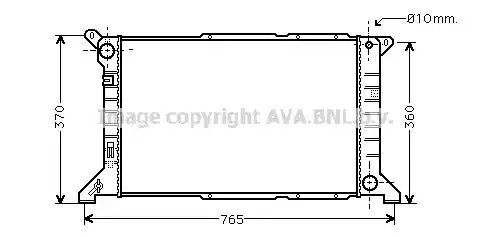 Теплообменник AVA QUALITY COOLING FD2204