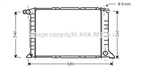 Теплообменник AVA QUALITY COOLING FD2261