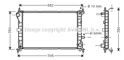 Теплообменник AVA QUALITY COOLING FD2264