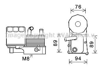 Теплообменник AVA QUALITY COOLING FD3598