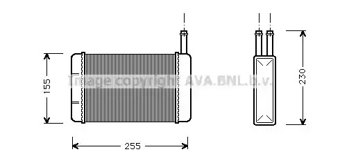 Теплообменник AVA QUALITY COOLING FD6134