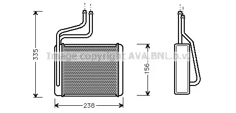 Теплообменник VAN WEZEL 18006286